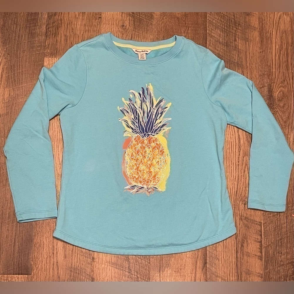 Tommy Bahama Blue Pineapple Women’s Sweater size‎ S/P